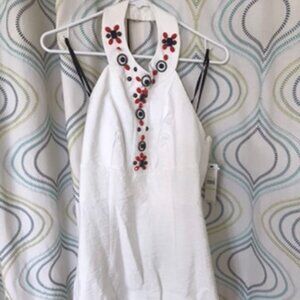 NWT Laundry by Shelli Segal Halter Dress